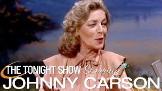 Lauren Bacall on Marrying Humphrey Bogart | Carson Tonight Show