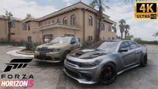 2 MAN MOPAR CONVOY GETTIN ACTIVE *LOUD SUPERCHARGER WHINE & POP'S* Forza Horizon 5 (4K ULTRA HD)