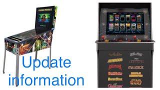 Atgames Legend Pinball and Legend Ultimate update information