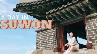 a relaxing & easy solo day trip out of Seoul to Suwon | Korea Travel VLOG