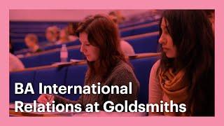 BA International Relations at Goldsmiths