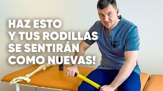 Haz estos 3 ejercicios y olvídate del dolor de rodillas para siempre!