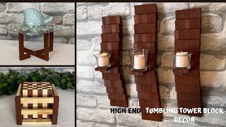 *high end* TUMBLING TOWER BLOCK decor!