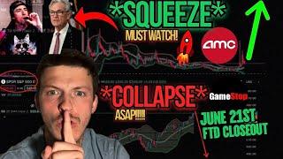 ** AMC GAMESTOP MAJOR MARKET WARNING ** SHORT SQUEEZE CRASH!!!!!