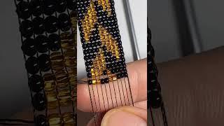 Бісерне ткацтво / Loombeading / DIY #бісероплетіння #бісер #beads #loom #loombeading