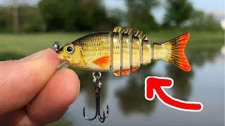 MICRO Jointed Swimbait!!! - SMALLEST in the WORLD! (Surprising Results)