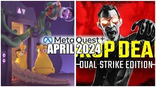 META QUEST+ (PLUS) April 2024 Games
