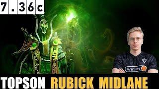  TOPSON [RUBICK] MID 7.36C - DOTA 2 HIGHEST MMR MATCH #dota2gameplay #dota2  #topson