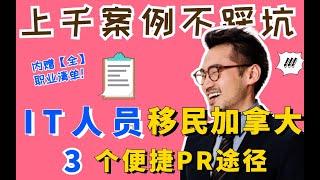 2022移民加拿大     IT/科技人才拿PR三大途径