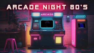 Arcade Night 80's ️ Angel Sounds Go Back To The 80s  Oldschool Arcade Gaming