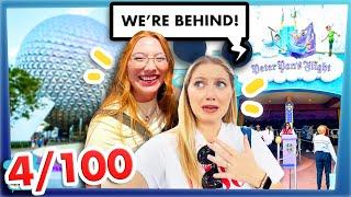 EVERYTHING in Disney World in 100 Days - Episode 4: We're WAY Behind & We NEED to CATCH UP