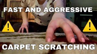 ASMR | Fast and Aggressive Carpet Scratching | No Talking