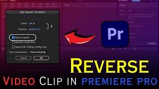 Reverse A Video Clip in Premiere Pro (2024)