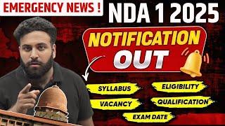 Emergency Update UPSC NDA 1 2025 Notification Out- Are You Who's Eligible? Complete Details | LWS