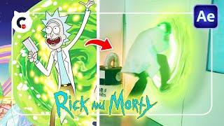 Rick And Morty PORTAL EFFECT (After Effects Tutorial)