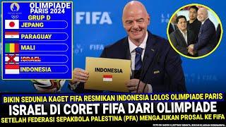  ISRAEL DISKUALIFIKASI !! FIFA Resmi Tunjuk Timnas Indonesia U-23 LOLOS OLIMPIADE Gantikan Israel