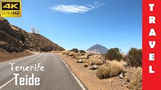 Driving in Tenerife 1: Volcano Teide (From La Esperanza to Teide) 4K 60fps