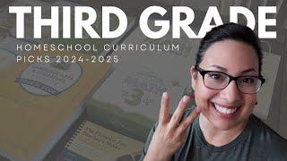 THIRD GRADE HOMESCHOOL CURRICULUM PICKS 2024-2025