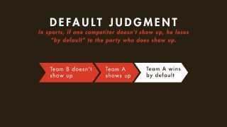 Civil Procedure tutorial: Default Judgment | quimbee.com