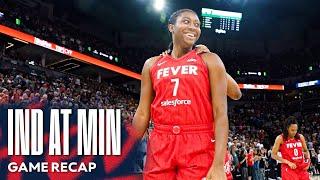 Game Recap: Indiana Fever Fourth Quarter Surge Helps Secure Win At Minnesota