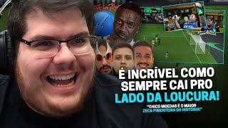 CASIMIRO NO EA FC 25 ft ESQUISITOS: SHOW DO AKON E SHOW DE FUTEBOL (MODO RUSH) | Cortes do Casimito