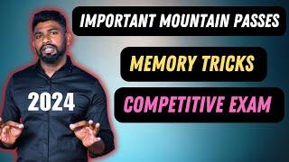 IMPORTANT MOUNTAIN PASSES IN INDIA | STATIC GK | PASSES FOR COMPETITIVE EXAMS | JKSSB | SSC | UPSC