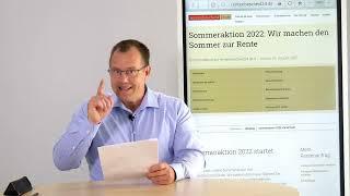 Sommeraktion - Wir machen den Sommer zur Rente - auf rentenbescheid24 de