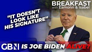 'There are serious rumours of whether Joe Biden is alive' - 'his own staff' weren't aware he'd quit