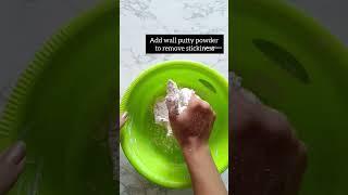 How to make wall putty clay dough #clay#shorts