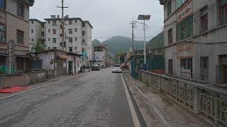 Chinese township walking. Gaofeng Town, Guizhou・4K