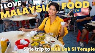 Falling in Love With Malaysian Food (Yum Cha, Laksa, Masala) Trip to Kek Lok Si Temple | Penang 