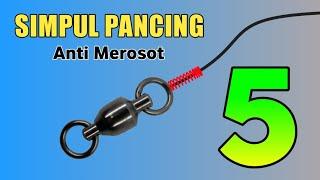 Cara mengikat swivel pancing yang Benar, Kuat anti merosot