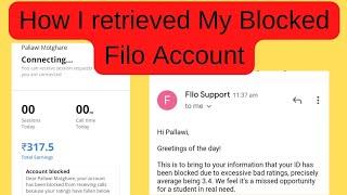 How I Retrieved my Blocked Filo tutor account #Filo tutor app