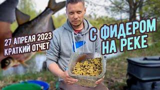 С фидером на реке 2023. Рыбалка 27 апреля. Краткий отчет.