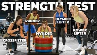 GYMSHARK STRENGTH TEST | Powerlifter vs Crossfitter vs Olympic Lifter vs Hybrid