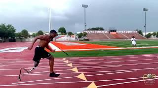 Amputee Running on Patterson Propulsion Socket PPS Prosthetic Leg