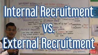 Internal vs. External Recruitment