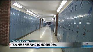 Teachers respond to approved budget deal