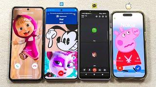 KalamTime, KakaoTalk, WhatsApp + Incoming Call Z Flip 4 + Realme 12 Pro + Xperia 10 V + iPhone 14 Pr