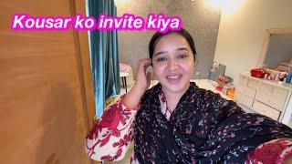 Special day py kousar ko invite kiya | World best Teacher️ | Sitara yaseen vlog