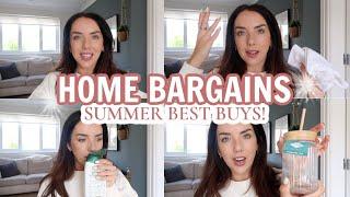 HOME BARGAINS HAUL! JUNE 2023 | SUMMER HAUL BEST BUYS | Eilidh Wells