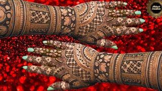 Back side full hand henna design ll bridal back side hand(मेहंदी डिजाइन) ll Neha's creation#15