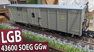 LGB 43600 SOEG gedeckter Güterwagen GGw