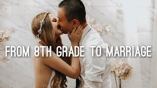 MIDDLE SCHOOL SWEETHEARTS GET MARRIED!