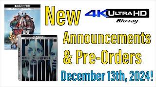 New 4K UHD Announcements & Pre-Orders for December 13th, 2024!