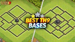 NEW TH9 Base Link | BEST Town Hall 9 (Trophy/War/Hybrid/Farming) Base | Clash Of Clans