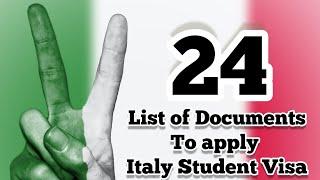 Your Path to Italy : 24 Essential Documents for Pakistani Students 