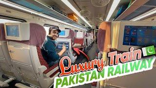  Traveling on LUXURY CLASS Train of Pakistan  - Green Line Train Lahore to Islamabad