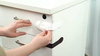 Anti Child Locks Kids Baby Proofing for Cabinet, Drawer, Fridge, Dispenser, Cupboard, Switch