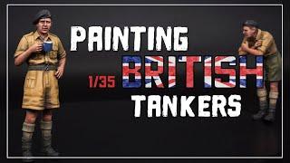 Figure Painting Tutorial | Painting 1/35 British Tankers